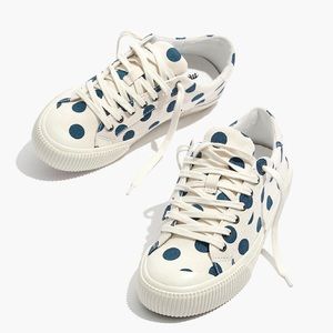 Sidewalk Low-Top Sneakers in Polka Dot size 7